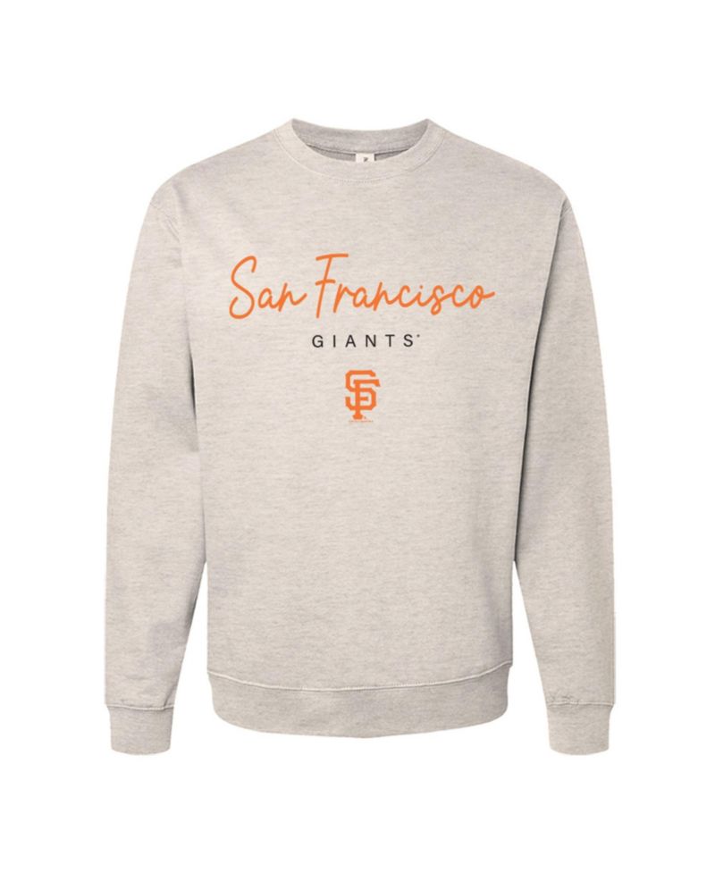 Women's San Francisco Giants Pigment Dye Relaxed Fit Crewneck Sweatshirt