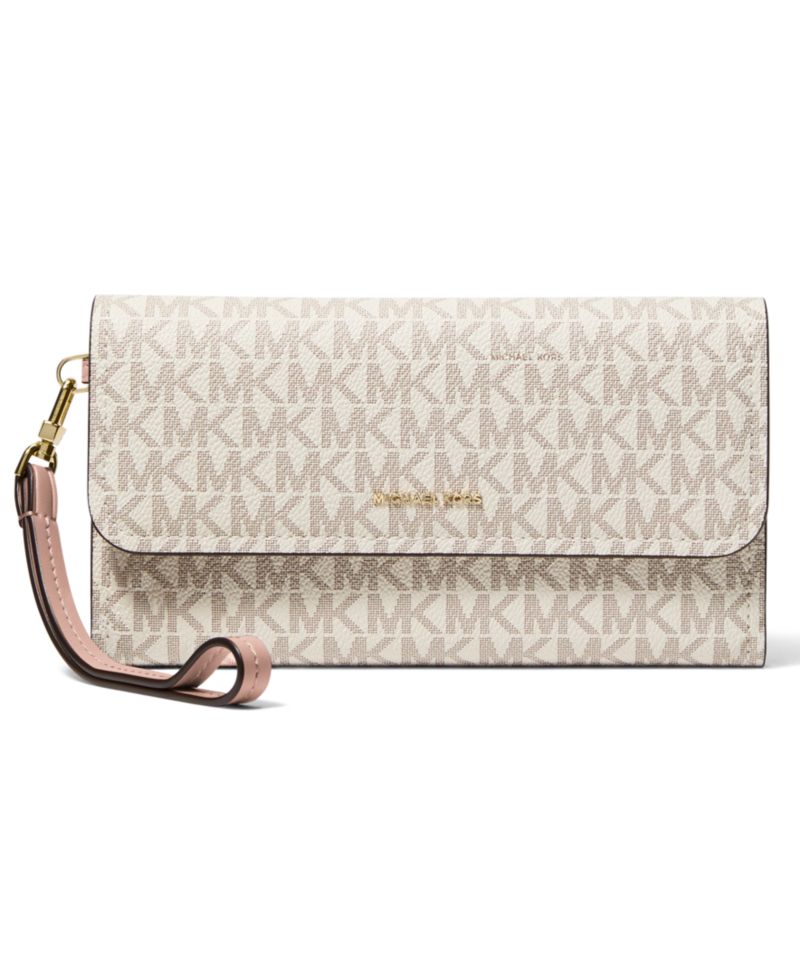 Jet Set Medium Flap Double Zipper Wristlet