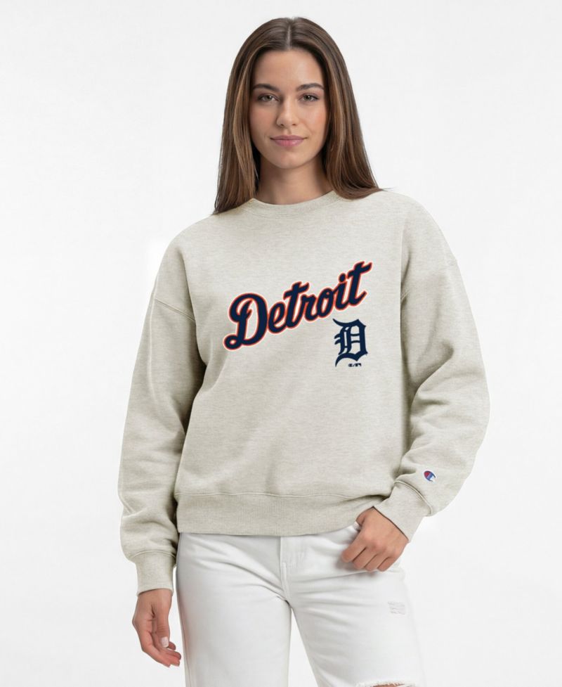 Women's Detroit Tigers All-Star Relaxed-Fit Dropped-Shoulder Sweatshirt