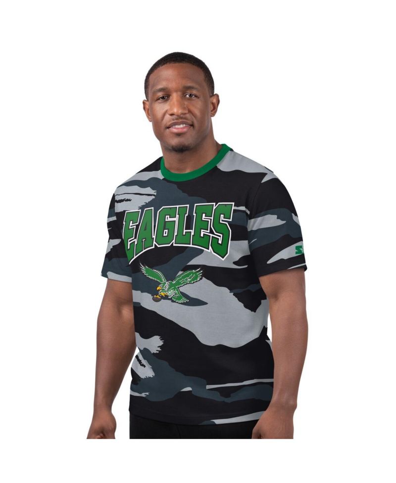 Men's Camo/Gray Philadelphia Eagles Thursday Night Gridiron Classics Vintage Logo T-Shirt