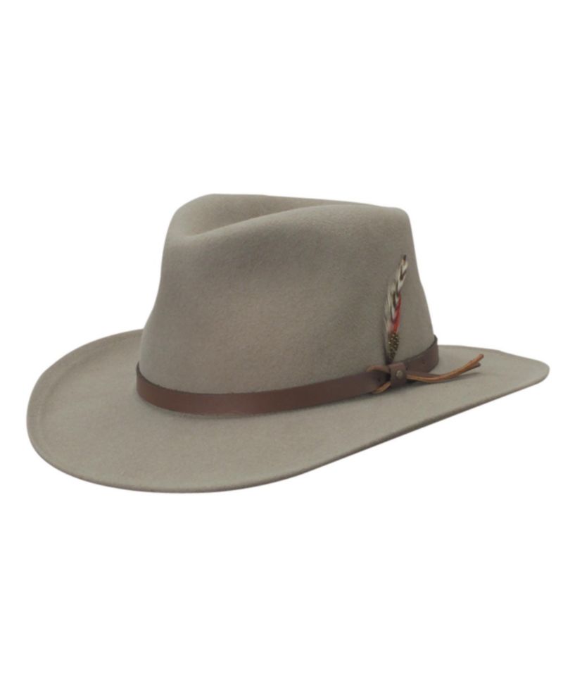 Men's Crushable Felt Outback Hat