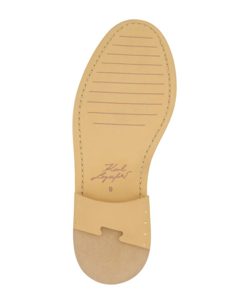 Men's White Label Suede Penny Loafers