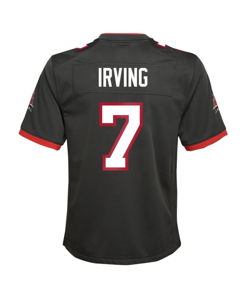 Big Boys and Girls Bucky Irving Pewter Tampa Bay Buccaneers Alternate Game Jersey