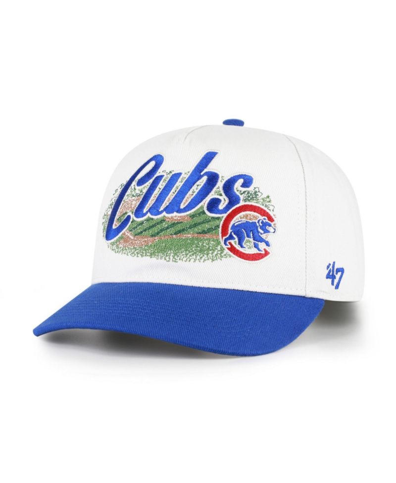 Men's '47 White/Royal Chicago Cubs Enfield Hitch Adjustable Hat
