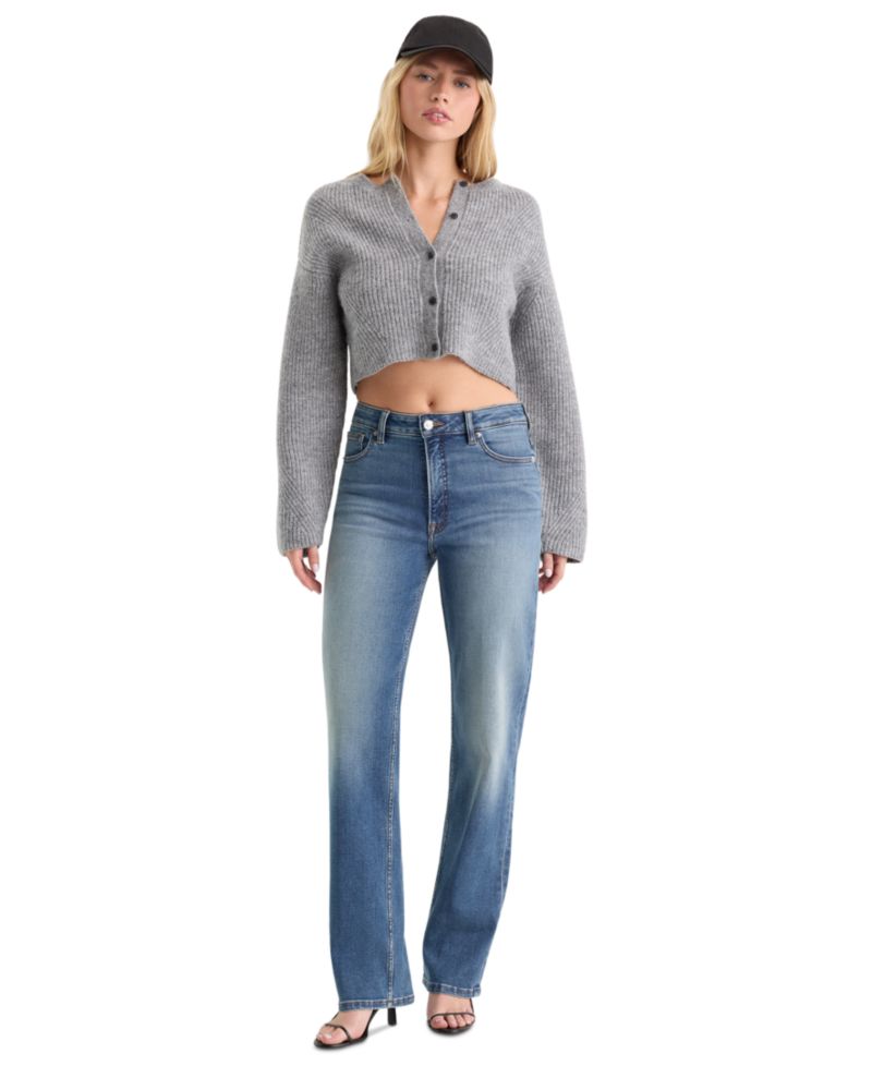 Women's Good True Straight High-Rise Straight-Leg Jeans