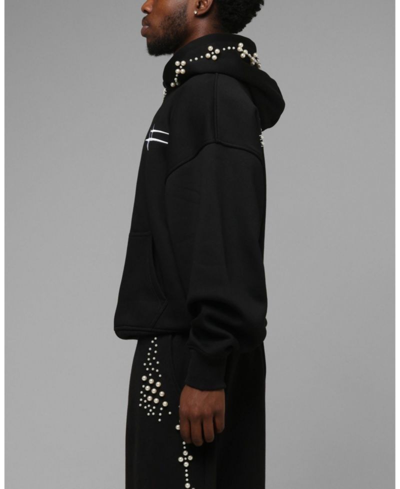 Men's Oversized Graphic Full-Zip Hoodie