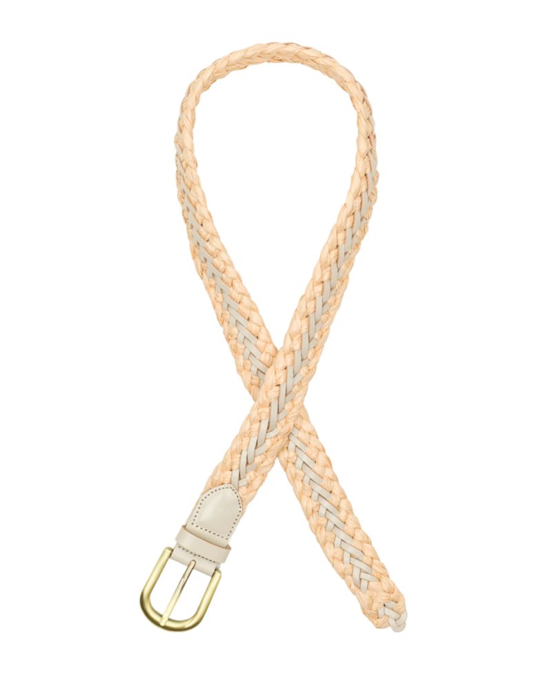 Beaune Woven Leather Belt