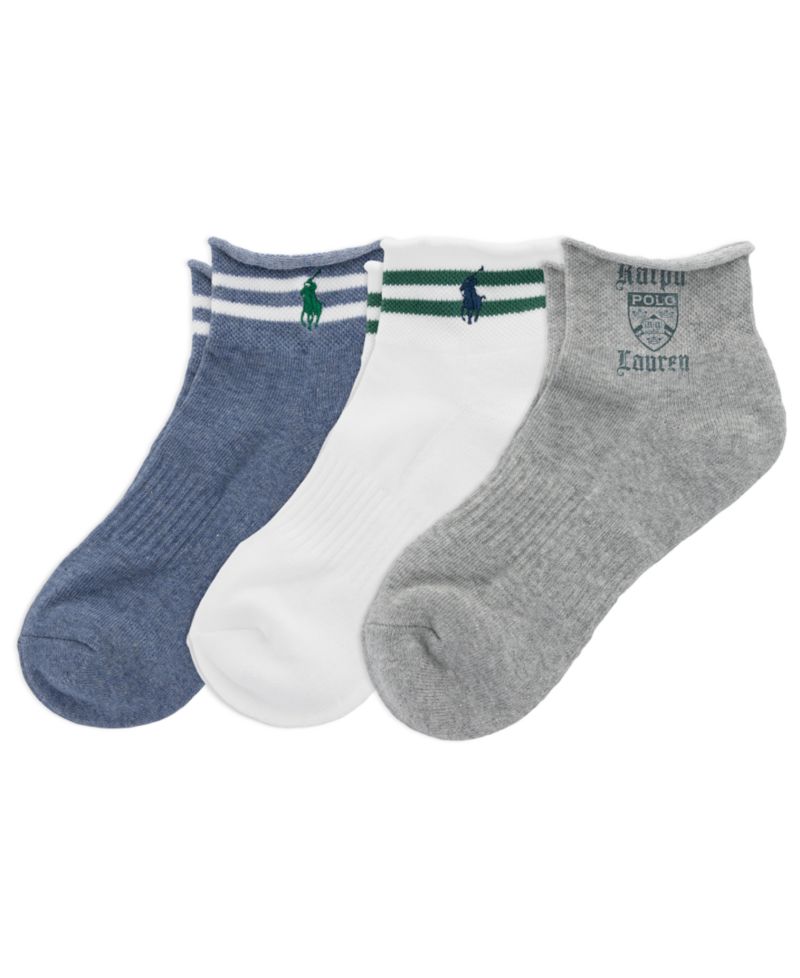 Women's Crest Logo Crew Socks, 3-Pack