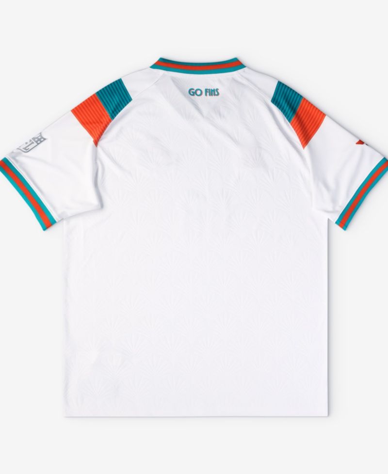 Men's White Miami Dolphins Football x Football V-Neck Fan Jersey