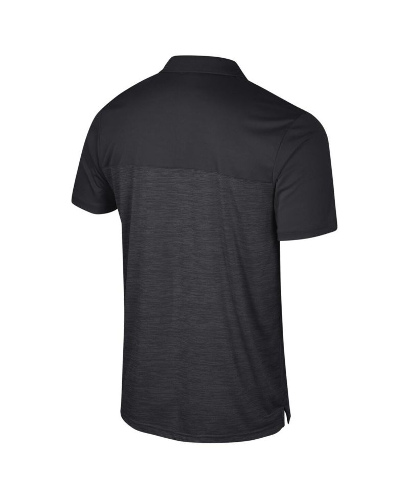 Men's Gray Texas Longhorns Big & Tall Tuck Striped Polo