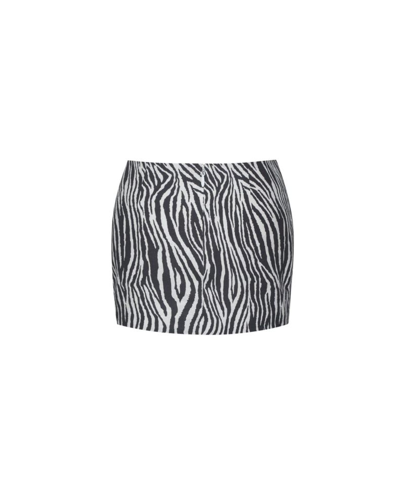Women's Petrine Low-Waisted Zebra-Print Mini Skirt