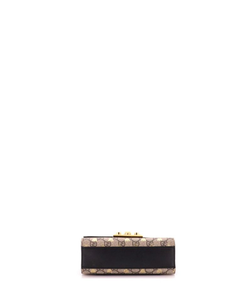 Small Padlock Shoulder Bag Printed GG Coated Canvas