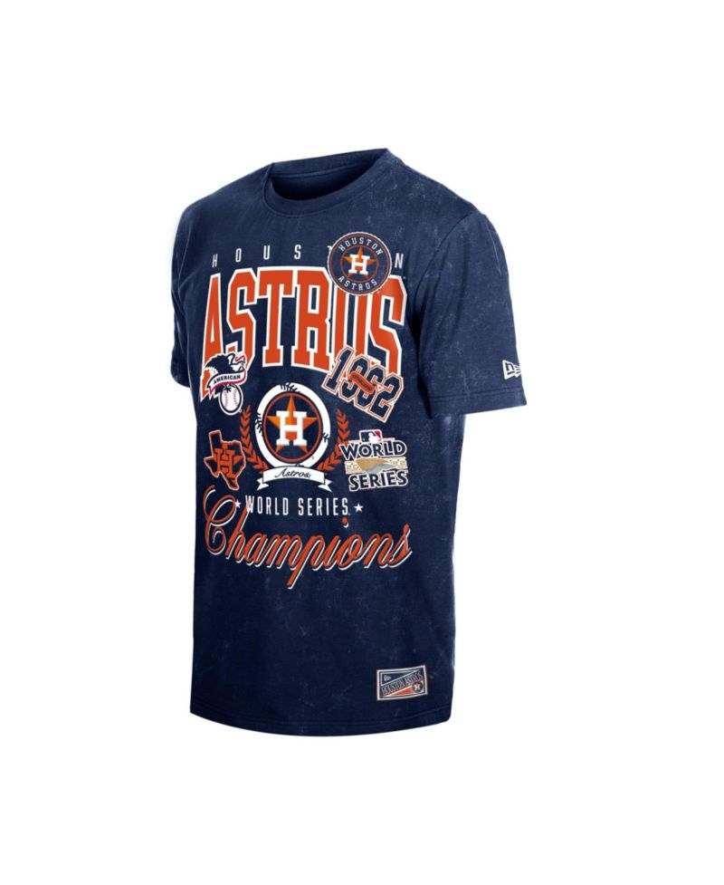 Men's Navy Houston Astros Mineral Wash T-Shirt