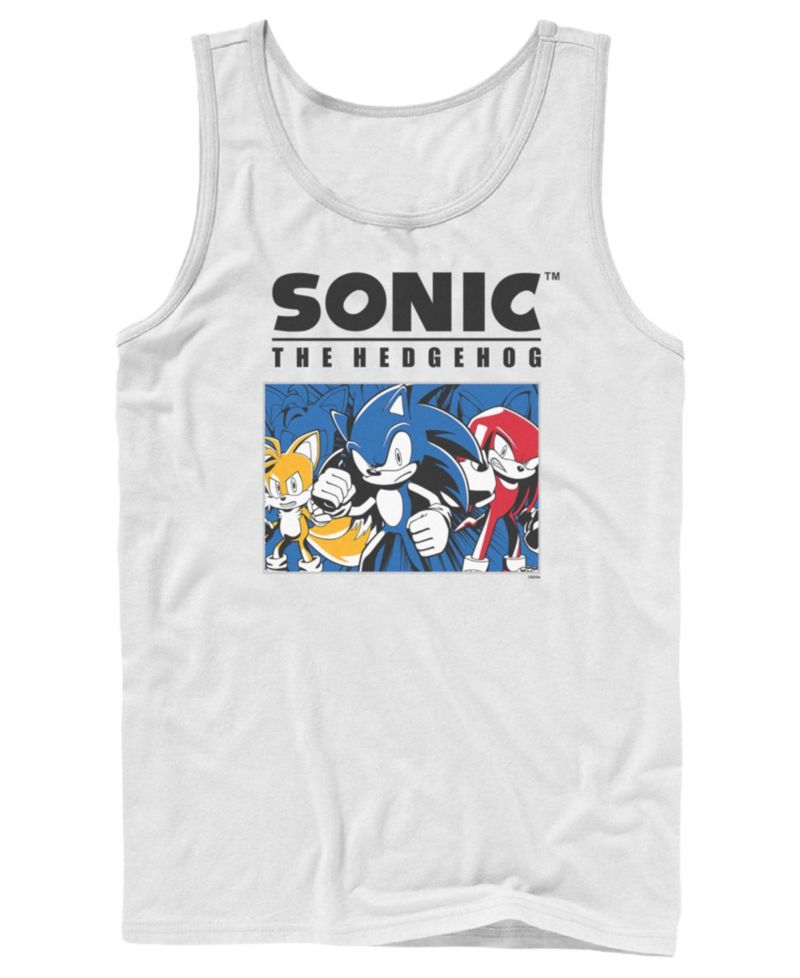 Men's Sonic the Hedgehog Team Sonic Character Graphic Tank Top