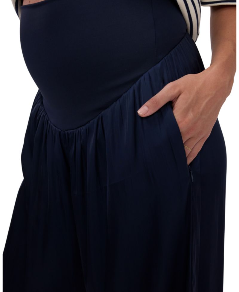 Maternity Wide-Leg Woven Pants