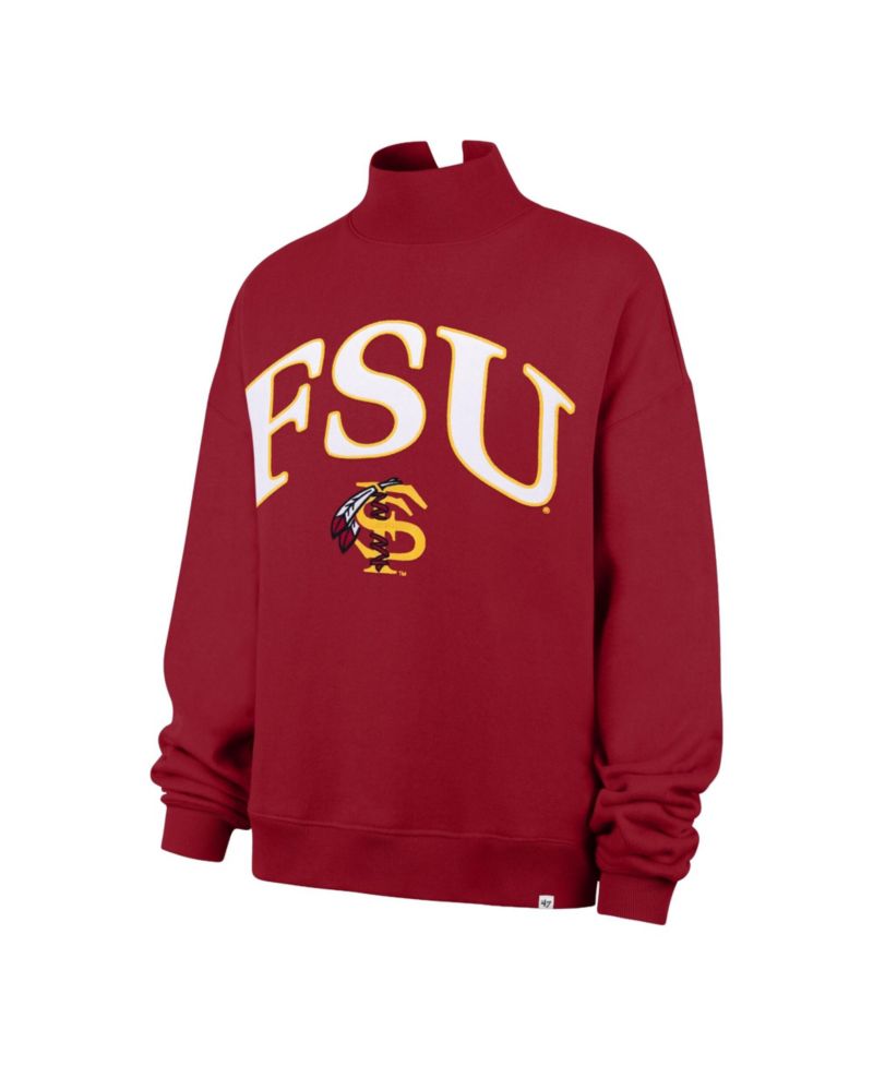 Women's '47 Garnet Florida State Seminoles Mock Neck Sweatshirt