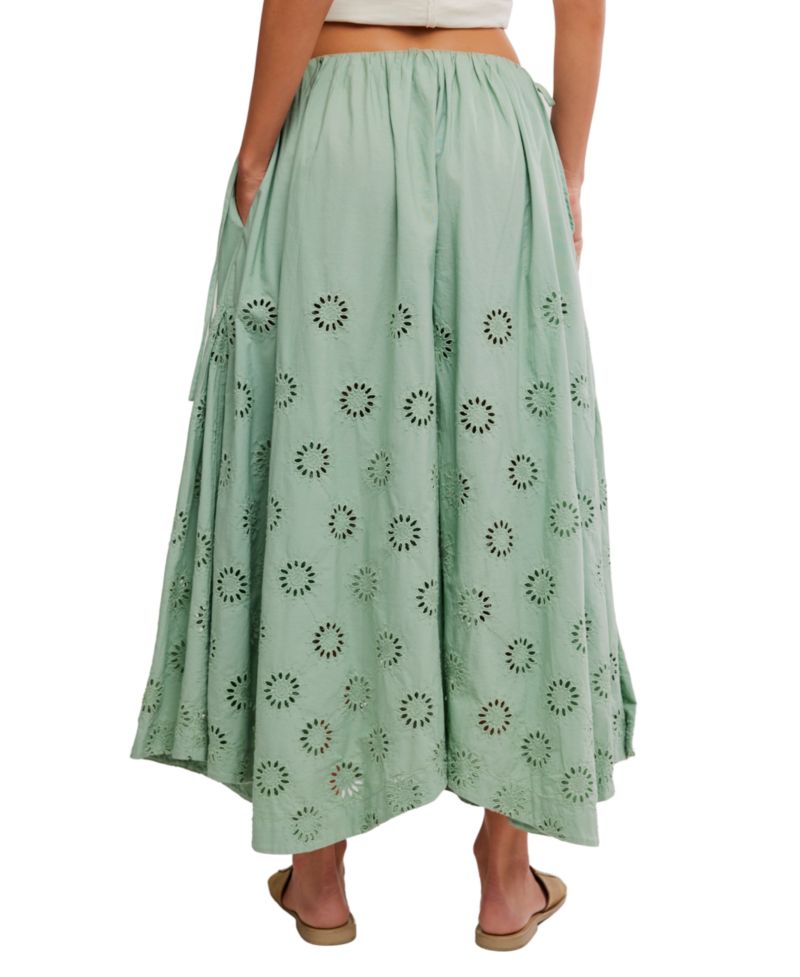Women's Sweet Serenade Wide-Leg Cotton Pants