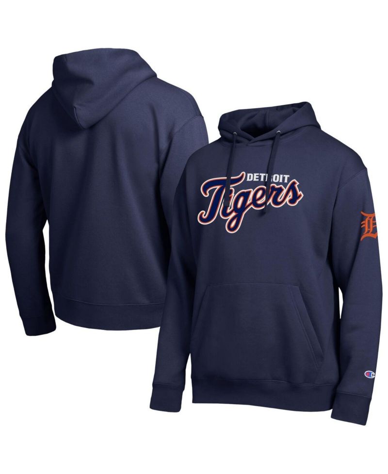 Men's Navy Detroit Tigers All Star Wordmark Hoodie