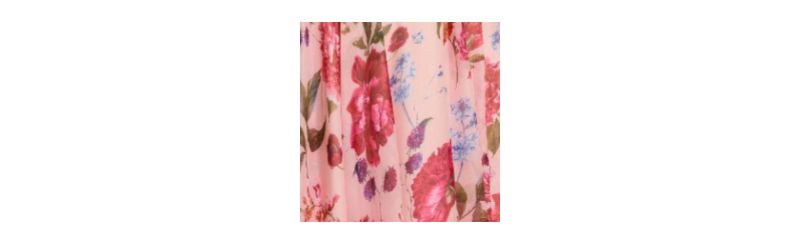 Women's One Shoulder Floral Gown with Side Cutout