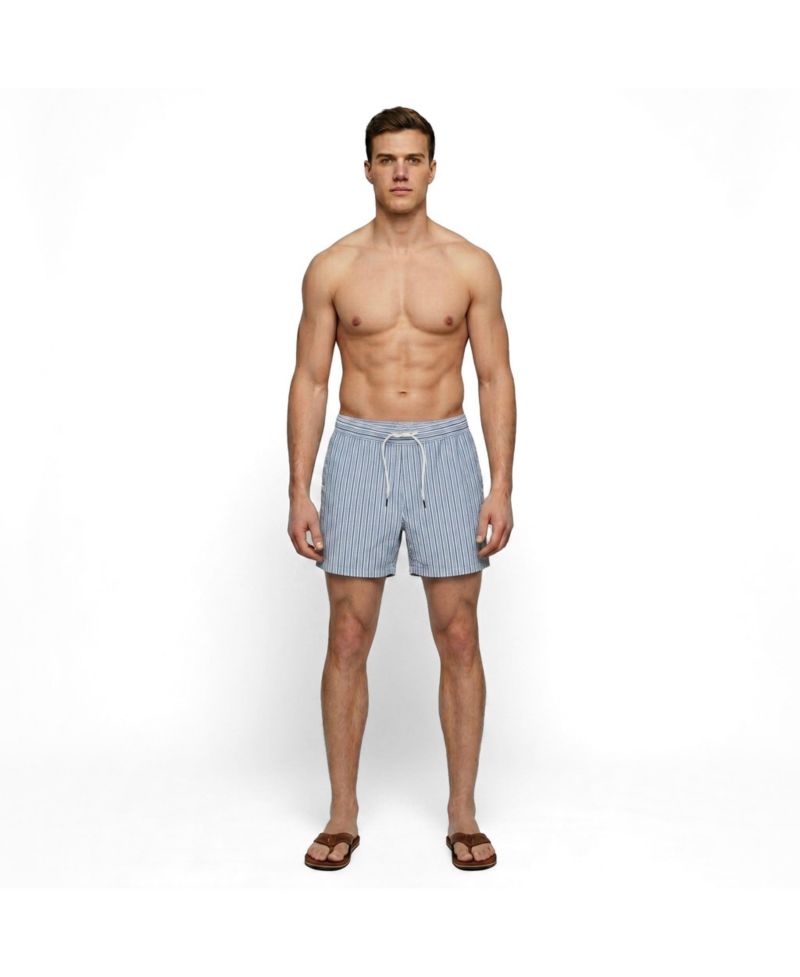 Men's Jimmy 6.5" Seersucker Stripe Volley