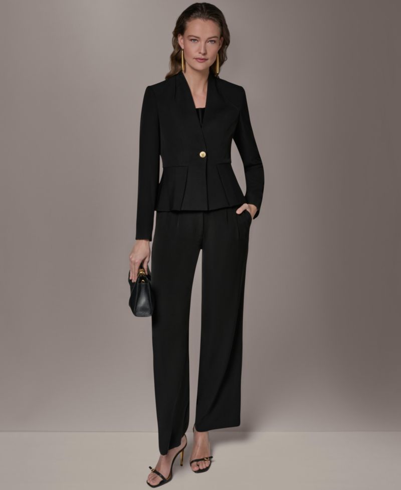 Women's One Button Blazer Blazer