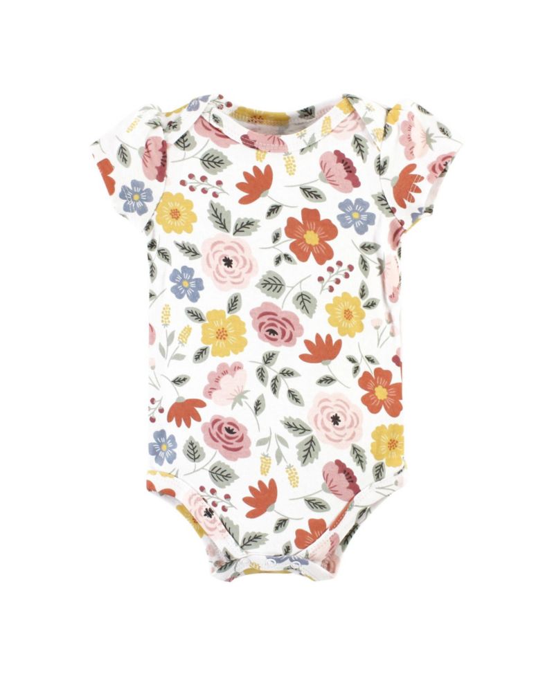 Baby Girls Hudson Cotton Bodysuits 5-Pack