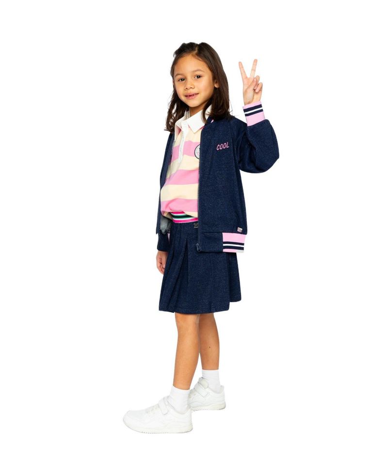 Little and Big Girl (6Y - 14Y) French Terry Jacket