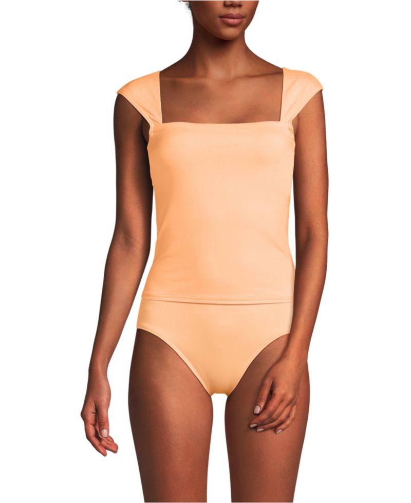Women's Square Neck Underwire Tankini Top