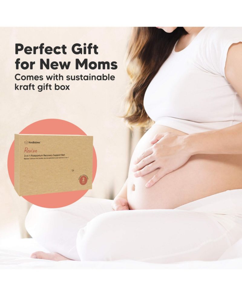 Maternity 2-Pack Revive 3 in 1 Postpartum Belly Band, Post Partum Belly Support Recovery Wrap, Postpartum Waist Binder Shapewear