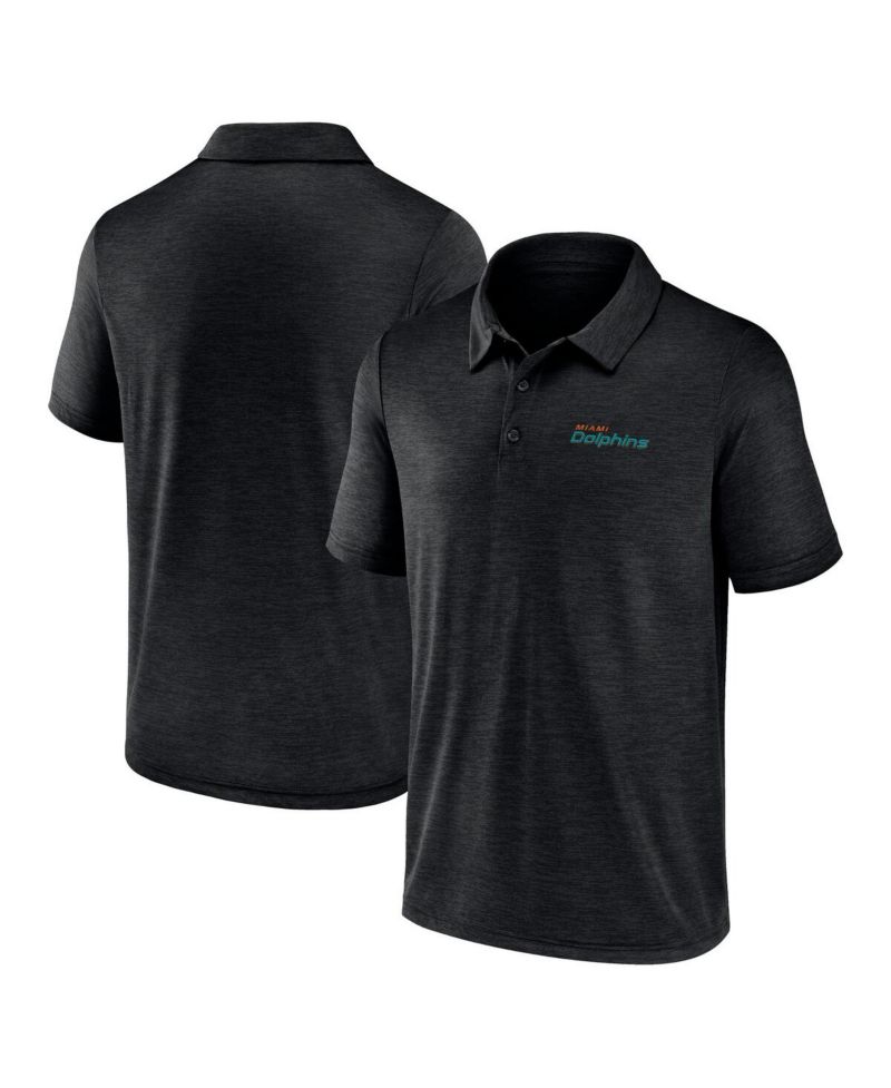 Men's Black Miami Dolphins Unstoppable Polo Shirt