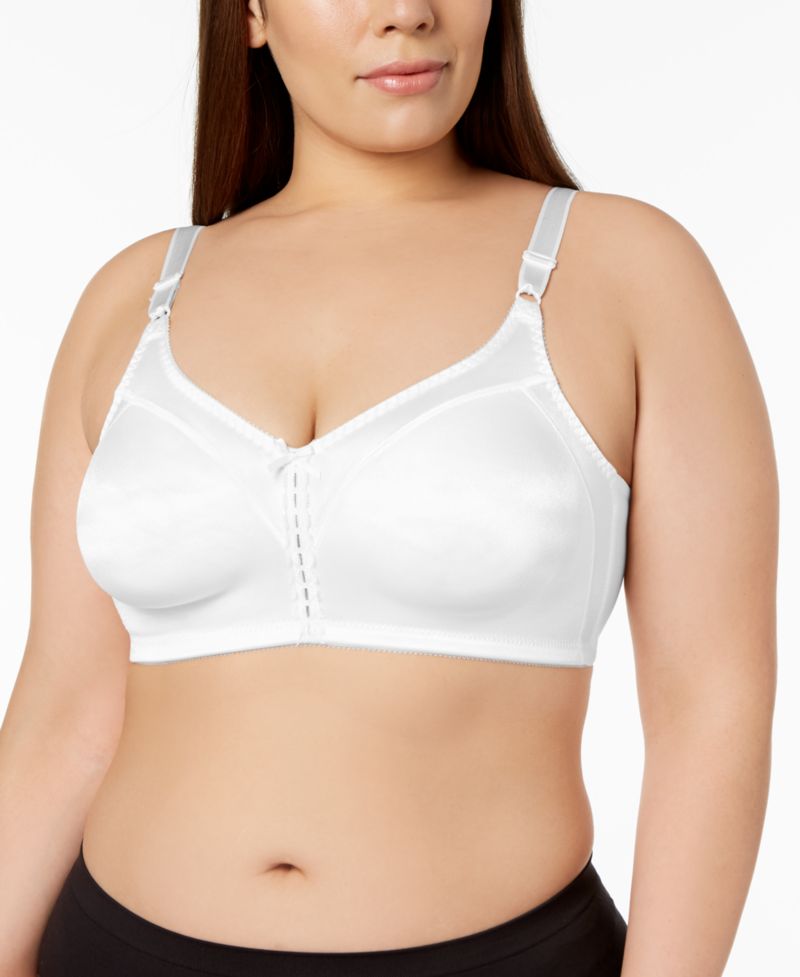 Women's Double Support Tailored Wireless Lace Up Front Bra 3820