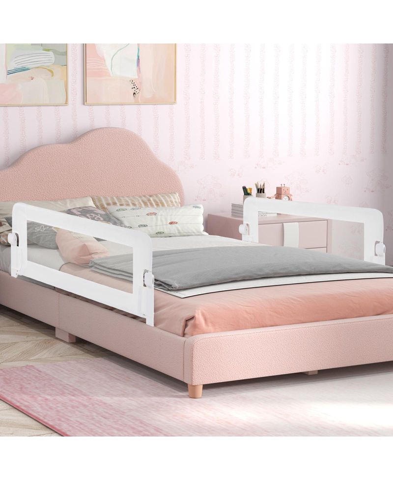 Foldable Bed Rail Swing Down Baby Bed Guard Rail