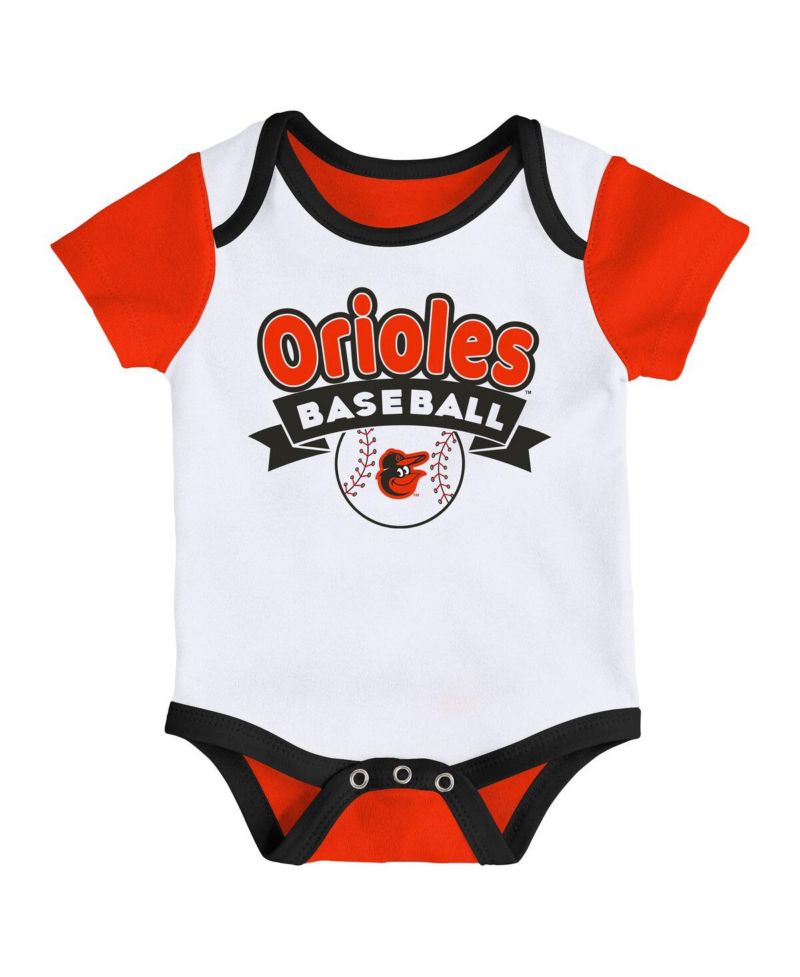 Newborn 2-Pack Baltimore Orioles Triple Hit Bodysuit Set