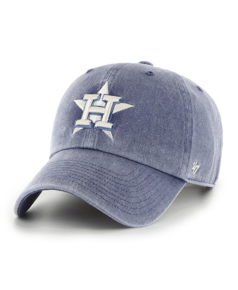 Men's Navy Houston Astros Pigment Clean Up Adjustable Hat