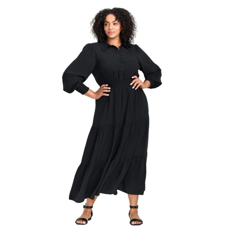 Women's Plus Size Shiloh Tiered Maxi Dress
