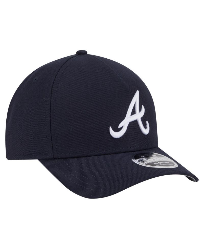 Men's Navy Atlanta Braves 9FORTY M-Crown Adjustable Hat