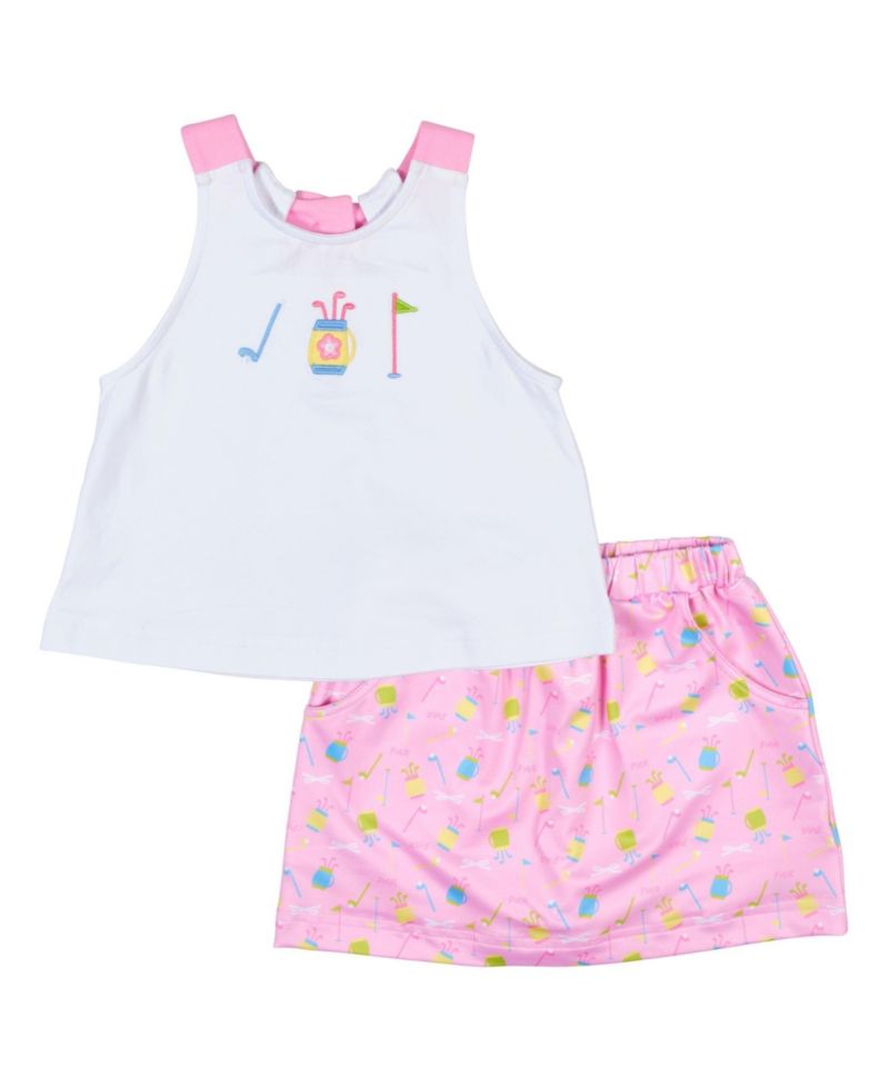 Big Girl Top And Skort Set With Golf