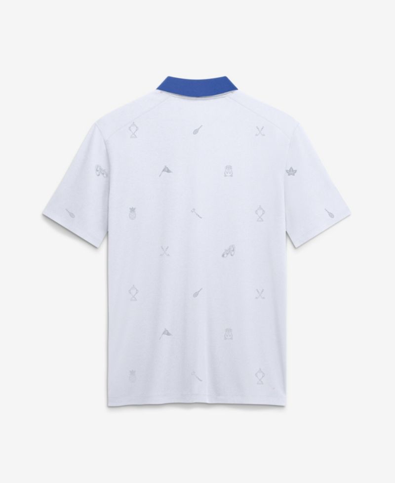Men's White Kentucky Wildcats Vapor Pattern Dri-FIT Polo Shirt