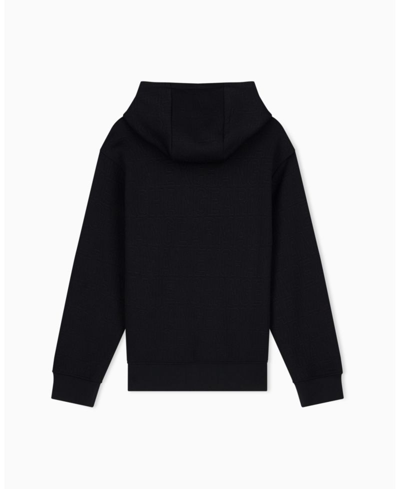 Men's Jacquard All Over Logo Hoodie Sweatshirt