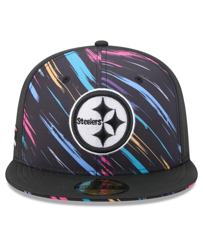 Men's Black Pittsburgh Steelers 2026 NFL Cruical Catch 59FIFTY Fitted Hat