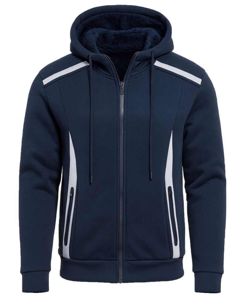 Men's Slim-Fit Reflective Tech Full-Zip Hoodie