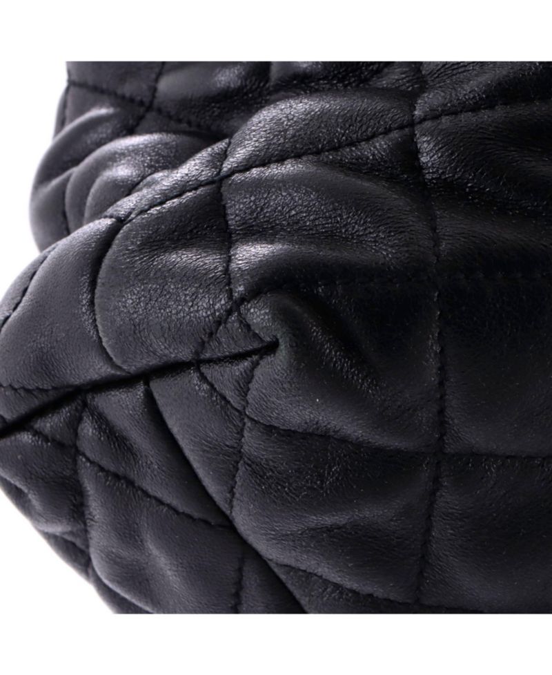 Maxi Icare Shopping Tote Quilted Leather