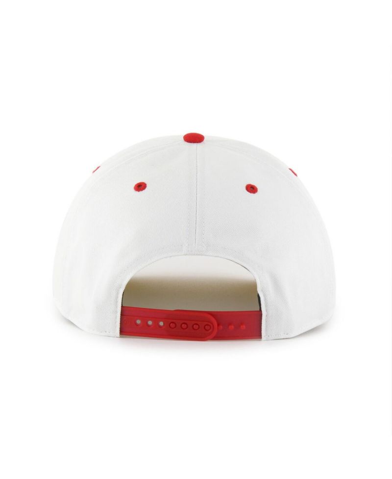 Men's White/Red Kansas City Chiefs Roscoe Two-Toned Hitch Adjustable Hat