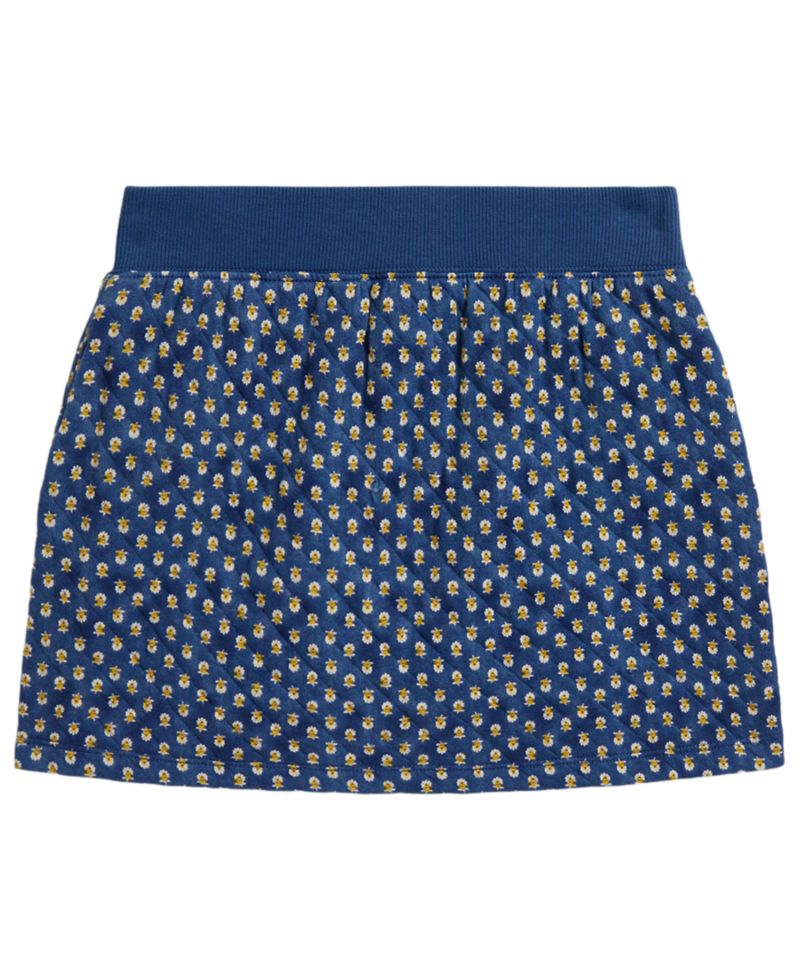 Girls' 7-16 Floral Quilted Wrap Skirt
