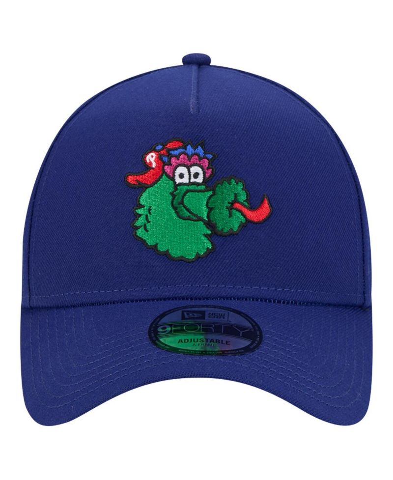 Men's Royal Philadelphia Phillies Phanatic 9FORTY A-Frame Adjustable Hat