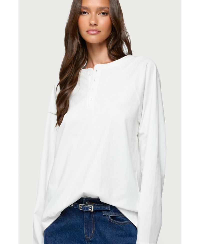 Women's Cyrus Henley Oversized Top