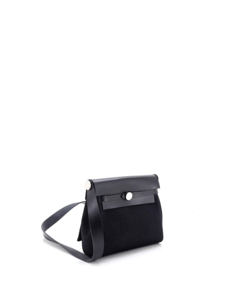 20 Herbag Zip Toile and Leather