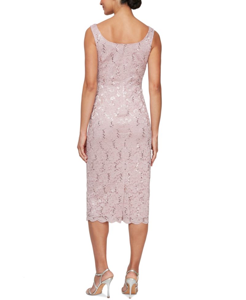 Petite 2-Pc. Lace Jacket & Midi Dress Set