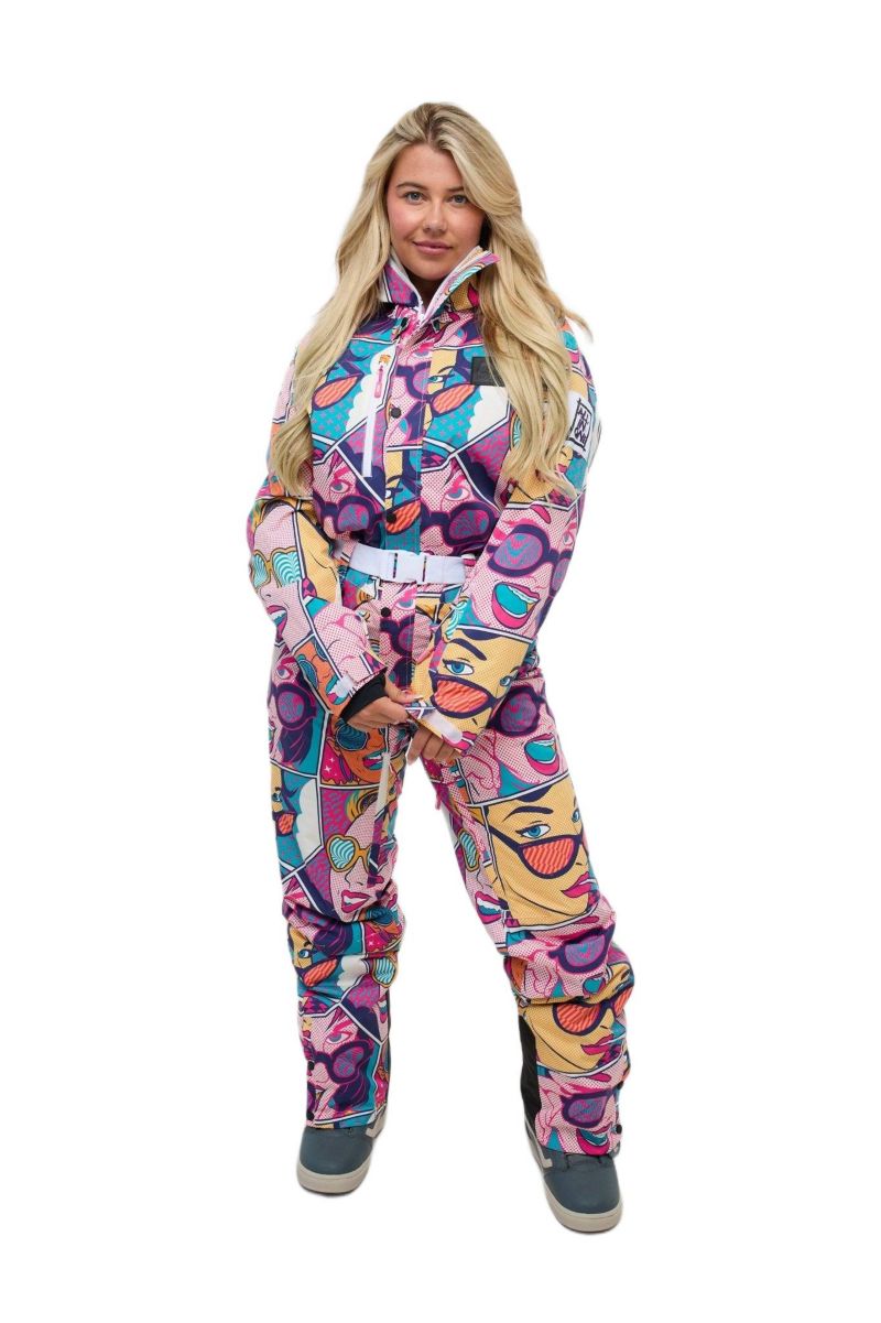 Women's Comic Book Candy - Shaped Ski Suit