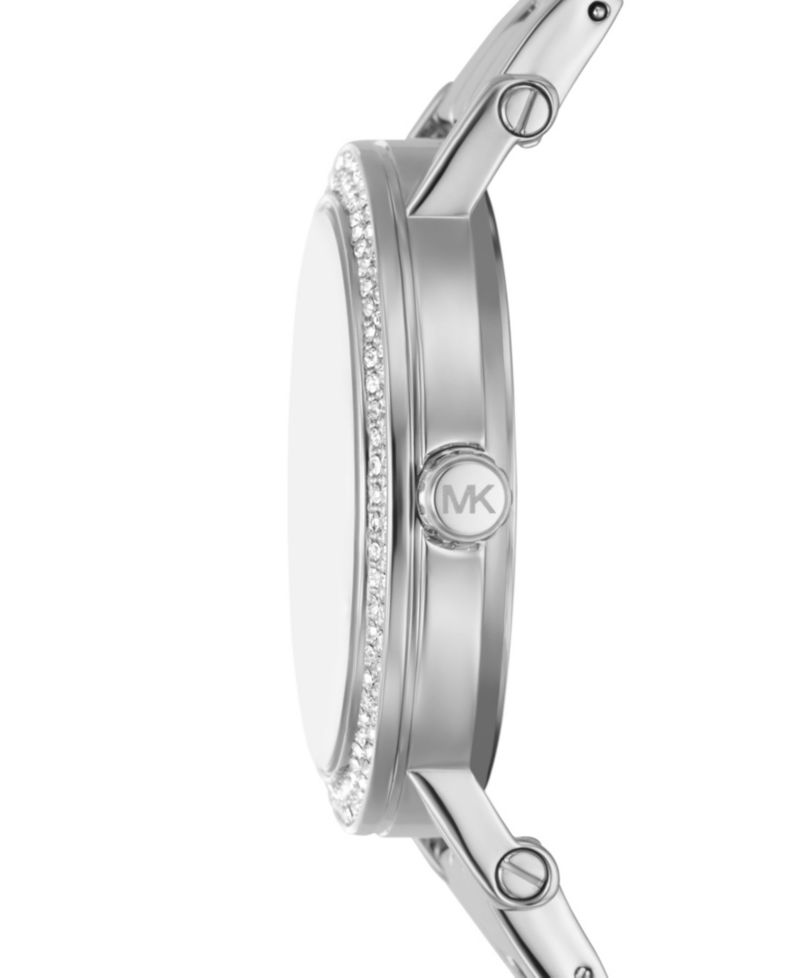 Women's Corey Three-Hand Silver-Tone Stainless Steel Watch 38mm
